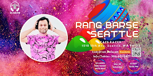 Imagem principal do evento Rang Barse - Desi Holi Party