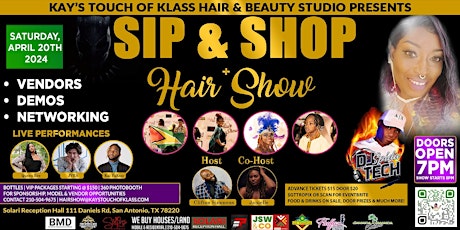 Sip & Shop +  Hair Show