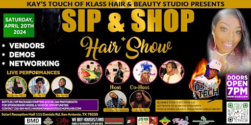 Immagine principale di Sip & Shop +  Hair Show 