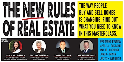 Primaire afbeelding van THE NEW RULES FOR BUYING OR SELLING REAL ESTATE