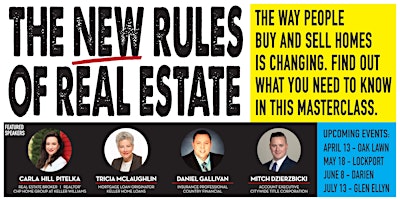 Hauptbild für THE NEW RULES FOR BUYING OR SELLING REAL ESTATE