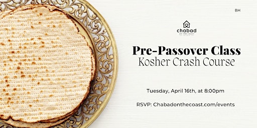 Immagine principale di Pre-Passover Class: Kosher Crash Course 