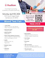 Primaire afbeelding van Blood Testing Health Fair: Centennial Colorado