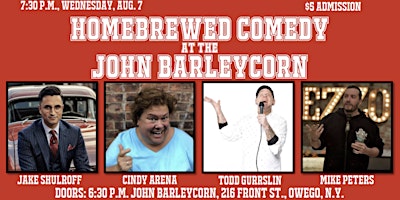 Homebrewed Comedy at the John Barleycorn Tavern primary image