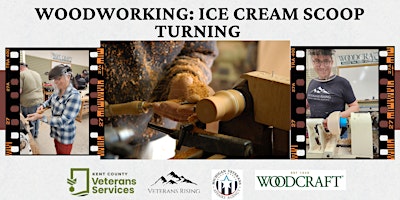 Primaire afbeelding van Ice Cream Scoop Turning - Woodworking (Co-ed Veteran)