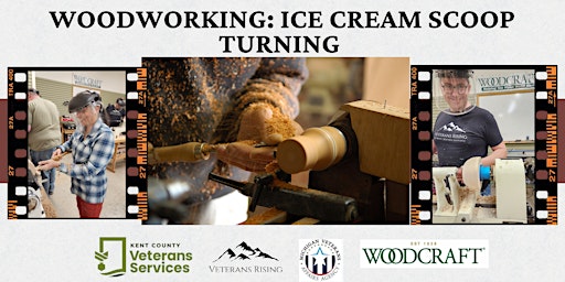 Primaire afbeelding van Ice Cream Scoop Turning - Woodworking (Co-ed Veteran)