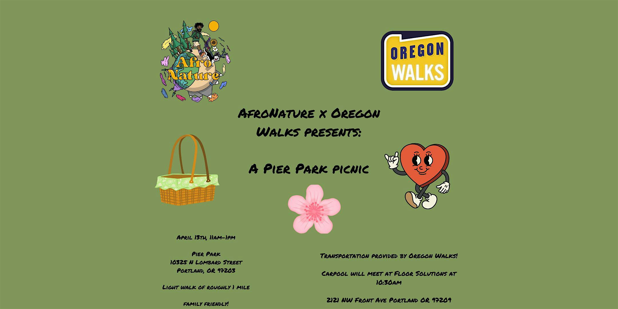 AfroNature x Oregon Walks Presents: A Pier Park Picnic