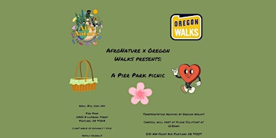 Imagem principal do evento AfroNature x Oregon Walks Presents: A Pier Park Picnic