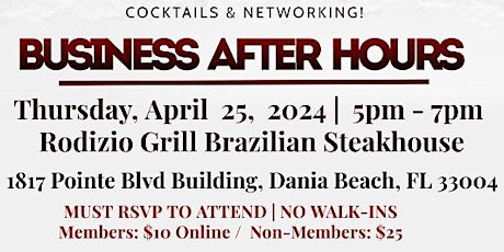 April 25, 2024 Business After Hours!