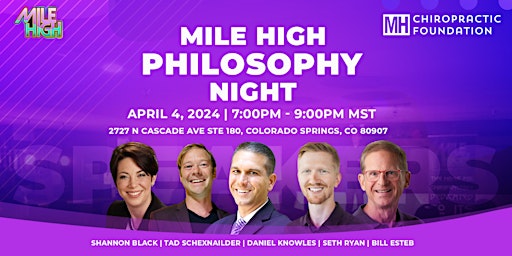 Mile High Philosophy Night primary image