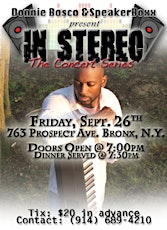 In Stereo Concert Series with Donnie Bosco primary image