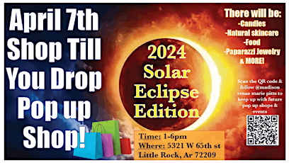 Solar Eclipse Shop Till You Drop Pop Up Shop!