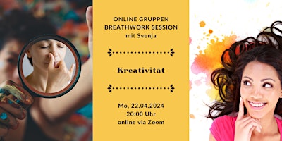 Hauptbild für Online Gruppen Breathwork Session - Kreativität