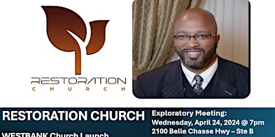 Restoration Church Westbank Launch Exploratory Meeting primary image