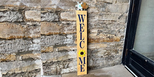 Interchangeable Welcome Sign Workshop primary image