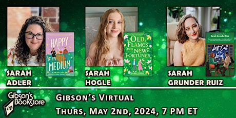 Gibson's Virtual: Romance novels with Sarah's Adler, Hogle, & Grunder Ruiz