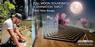 Imagem principal do evento Full Moon Soundbath + Divination Tarot