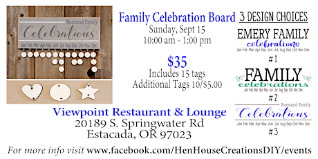 Family Celebration Board primary image