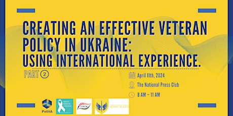 Conference announcement: Creating an effective veteran policy in Ukraine: U