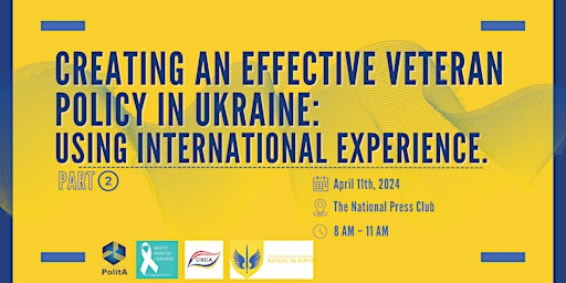 Primaire afbeelding van Conference announcement: Creating an effective veteran policy in Ukraine: U