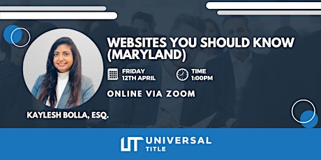 Maryland Websites You Should Know