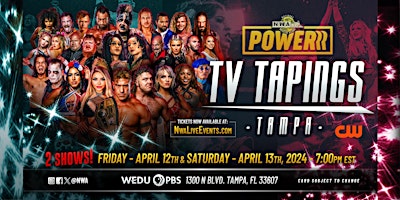 Primaire afbeelding van NWA Powerrr Tapings @ WEDU PBS Studios / Saturday, April 13th, 2024