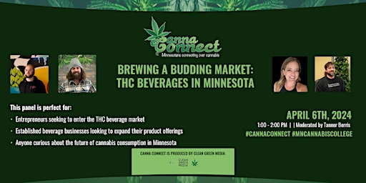 Immagine principale di Brewing a Budding Market: THC Beverages in Minnesota | Canna Connect 04 