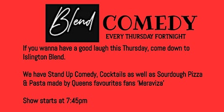 FREE Thursday Night Comedy At Islington Blend