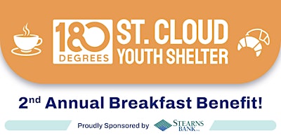 Imagem principal de 2nd Annual St. Cloud Youth Shelter Fundraising Breakfast – A Celebration!