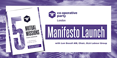 London Co-operative Party Manifesto Launch