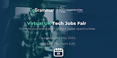 Imagen principal de Virtual UK Tech Jobs Fair