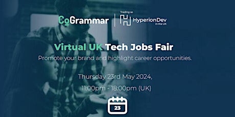 Virtual UK Tech Jobs Fair