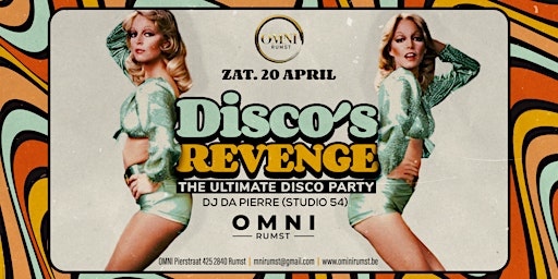 Imagem principal do evento Omni presents: ✮.* DISCO'S REVENGE ✮.* ft DJ Da Pierre