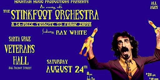 Immagine principale di Stinkfoot Orchestra Live at Veterans Memorial Building, Santa Cruz 