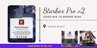 Imagen principal de Launching Starbox PRO v2. Say Good-bye to Boring Author Bios.