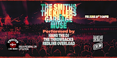 Imagen principal de THE SMITHS, THE KILLERS, GARBAGE, MUSE - Tribute Band Debut Blowout!