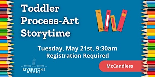 Imagem principal do evento Toddler Process-Art Storytime - McCandless