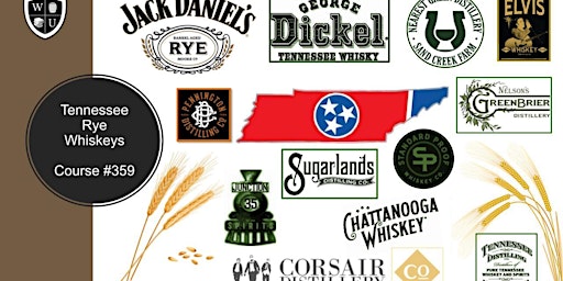 Imagem principal do evento Tennessee Rye Whiskeys  BYOB  (Course #359)
