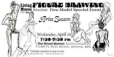 Living Muses Figure Drawing- Aries Dual Model primary image