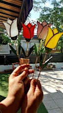 Tulips Yard Stakes(Stained Glass)make 2