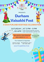 Imagem principal do evento Durham Vaisakhi Fest - A Sikh Punjabi Heritage Celebration