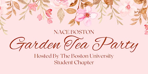 NACE Boston Garden Tea Party primary image