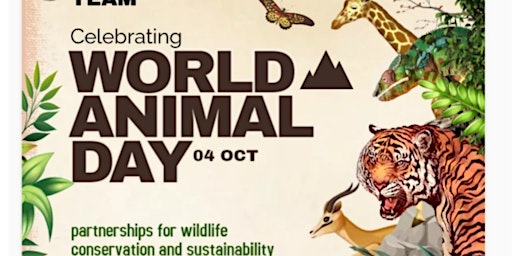 Come Celebrate World Animal Day With Vendors, Food, DJ , Show And More! primary image