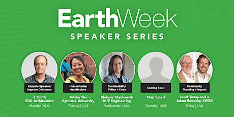 Earth Week 5-Day Speaker Series 2024