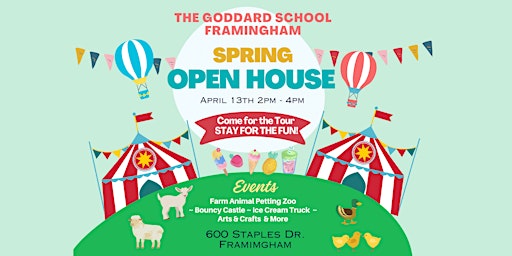 Imagen principal de Open House at The Goddard School Framingham