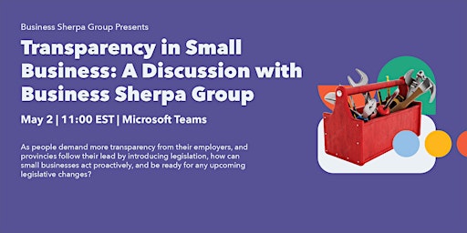 Imagen principal de Transparency in Small Business: A Discussion With Business Sherpa Group