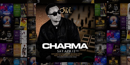 Saturdays at the Owl with DJ Charma primary image