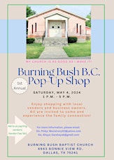 Burning Bush B.C. Pop-Up Shop