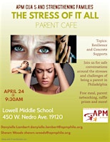 Imagem principal do evento Parent Cafe "The Stress Of It All"