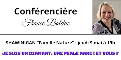 Hauptbild für Conférence : Je suis un Diamant, une Perle Rare ! Et VOUS ?